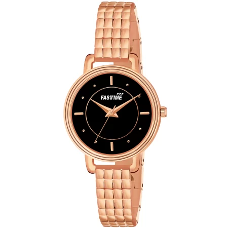 Eternal Chic – Black & Gold for the Modern Queen (Women's Premium Analog Watch)