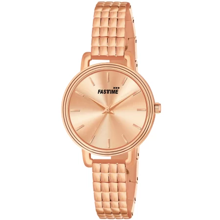 Aurora Glow – The Rose Gold Moment (Women's Elegant Analog Watch)